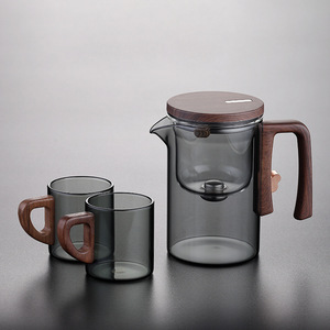 Théière en verre pour la maison, dispositif magnétique pour infuser le thé, dispositif d'infusion du thé avec filtre en verre, services à thé - Product Image 3