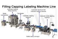 Henwi 8 Düsen Kolben füller Pneumatisches High Stick Produkt Wachs Lebensmittel verpackung Flüssiger Alkohol Fruchtsaft Abfüll maschinen