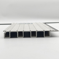 Profilé de faux-plafond en extrusion gris, haute dureté, écologique, matériau de construction de luxe, vente en gros