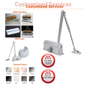 Fechador de Porta Hidráulico de Alta Resistência, Fechador Automático de Grau Comercial para Portas de Alto Tráfego, Fechador de Porta Ajustável com Classificação de Resistência ao Fogo - Product Image 6