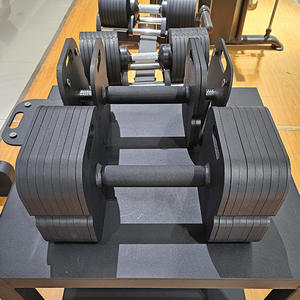 Mancuernas Ajustables <span class=keywords><strong>de</strong></span> Acero para Entrenamiento <span class=keywords><strong>de</strong></span> Pesas, <span class=keywords><strong>de</strong></span> 3 kg a 36 kg, Disponibles en <span class=keywords><strong>España</strong></span>, para Ejercicios <span class=keywords><strong>de</strong></span> Brazos y Fitness en Casa - Product Image 2