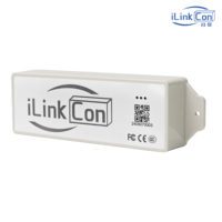 Traceur GPS ILinkCon pour conteneurs WiFi LBS PC 1 an Capteur de température et d'humidité Courant 4-20mA Tension analogique 1-5V Étanche 4G