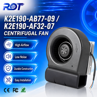 Ventilador de Refrigeración Original Alemán K2E190-AB77-09 75W, Bajo Ruido, Refrigeración Estable, Diseño Compacto, Ventilación con Convertidor de Frecuencia
