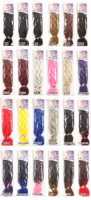Cheveux à Tresser Synthétiques Yaki Prédéfinis Doux et Lisses Africains TZ Tresses Jumbo Crochets, Trame Simple, 48 Pouces, 180g, Vente en Gros