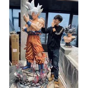 Recoger escultura <span class=keywords><strong>de</strong></span> personaje <span class=keywords><strong>de</strong></span> anime <span class=keywords><strong>de</strong></span> gran tamaño <span class=keywords><strong>Dragon</strong></span> <span class=keywords><strong>Ball</strong></span> <span class=keywords><strong>Z</strong></span> figura Goku estatua resina artesanía molde para Decoración - Product Image 2