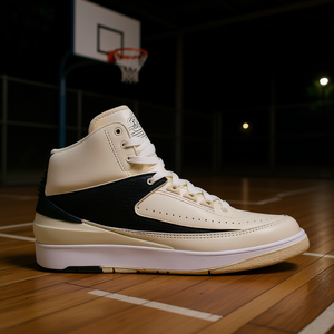 Zapatillas Nike Air Jordan 2 Retro para Mujer, Color Blanco Leche de Coco, Cuero Genuino, con Cordones, Estilo Baloncesto, para Todas las Temporadas - Product Image 2