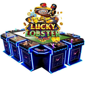 Vente chaude debout ou assis 10 joueurs jeu vidéo poisson tirer jeux Machine armoire chanceux homard - Product Image 1