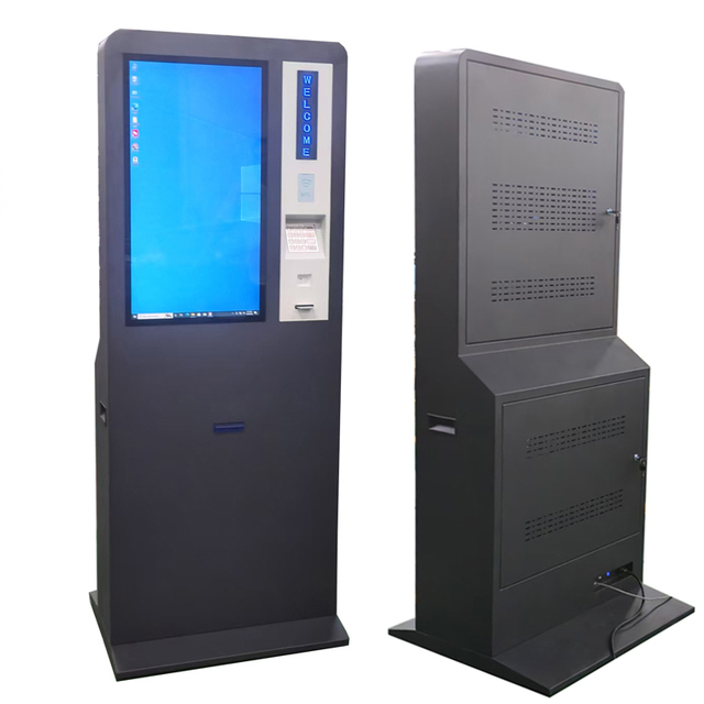 NFC Credit Card Reader POS Terminal Cash Payment Electronic Ticket Vending Machine QR Code Scanner Ticket Vending Kiosk Machine
