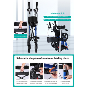 Simplywalk Aluminum Alloy 200kg Walking <strong>Chair</strong> <strong>Mobility</strong> Clinics Adult UKCA Distributor Program - Product Image 3