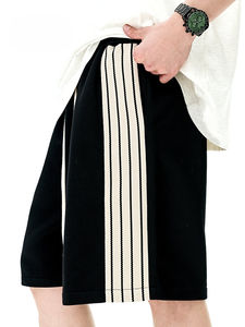 <span class=keywords><strong>กางเกง</strong></span>ขาสั้นผู้ชายแบบลำลองสำหรับฤดูใบไม้ผลิ/ฤดูร้อน2025<span class=keywords><strong>กางเกง</strong></span>เอวกลางแบบอเมริกันแบบถัก<span class=keywords><strong>กางเกง</strong></span>ขาสั้นสีตัดกัน - Product Image 5