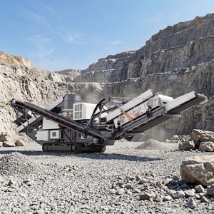 Frantoio a Cono Cingolato Cinese per Africa, Frantoio Mobile da 300t per Roccia e <span class=keywords><strong>Oro</strong></span> con Vaglio per Cave - Product Image 1