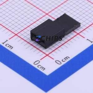 881545-1 Shorting Cap / Jumper Cap P=2.54mm Connector 1x2 2.54mm Open Top Type 3A - Product Image 2