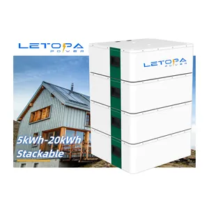 可堆叠储能48v 200ah 10kw 20kw 30kw 40kw 51.2v逆变器电池风力涡轮机太阳能系统Lifepo4电池