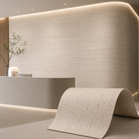 Panneau décoratif en pierre souple, pierre flexible, carreaux intérieurs givrés, panneau mural durable et écologique pour salle de bain, couloir