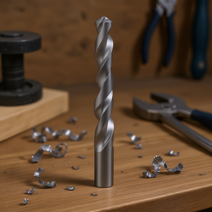 Fervi Helical Cylindrical <b>Drill</b> <b>Bit</b> For Metal Wood Plastic Drilling - Product Image 3