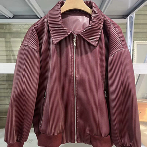 Giacca in Ecopelle da Donna MYST&ZA, Nuova Collezione Primavera 2025, Moda Casual Versatile e Comoda - Product Image 1