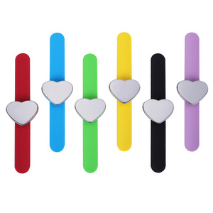 Hair Styling Magnetic <b>Bracelet</b> Wristband Heart Shaped <b>Metal</b> Clip 12 Cm Multifunction Daily Use - Product Image 1