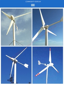 Generadores de Energía Eólicos Horizontales SK 6KW 8KW 48V 96V 220V 380V CE Blancos PMG 10KW - Product Image 3