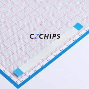 FFC-0.5-17-100-A-4-8 FFC Cable (Flexible Flat Cable) P=0.5mm Connector 17P 0.5mm 0.3mm Non-Inverting - Product Image 2