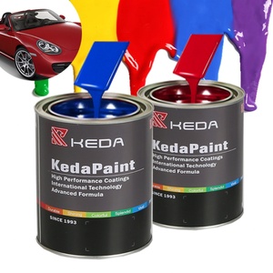 Pintura Metálica KEDA Resistente al Calor y a Altas Temperaturas para Reacabado Automotriz, Capa Final 2K de Larga Duración - Product Image 1