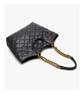 Sac à bandoulière matelassé noir 2026 pour femme, mini sac à chaîne dorée, sac à main compact pour usage quotidien et soirées - Product Image 5