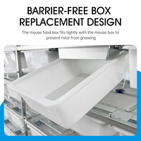 Étagère suspendue galvanisée moderne et simple à double rangée, 6 niveaux, 72 tiroirs, avec plateaux en plastique, pour usage intérieur, multi-scènes, pour le rangement de matériel.