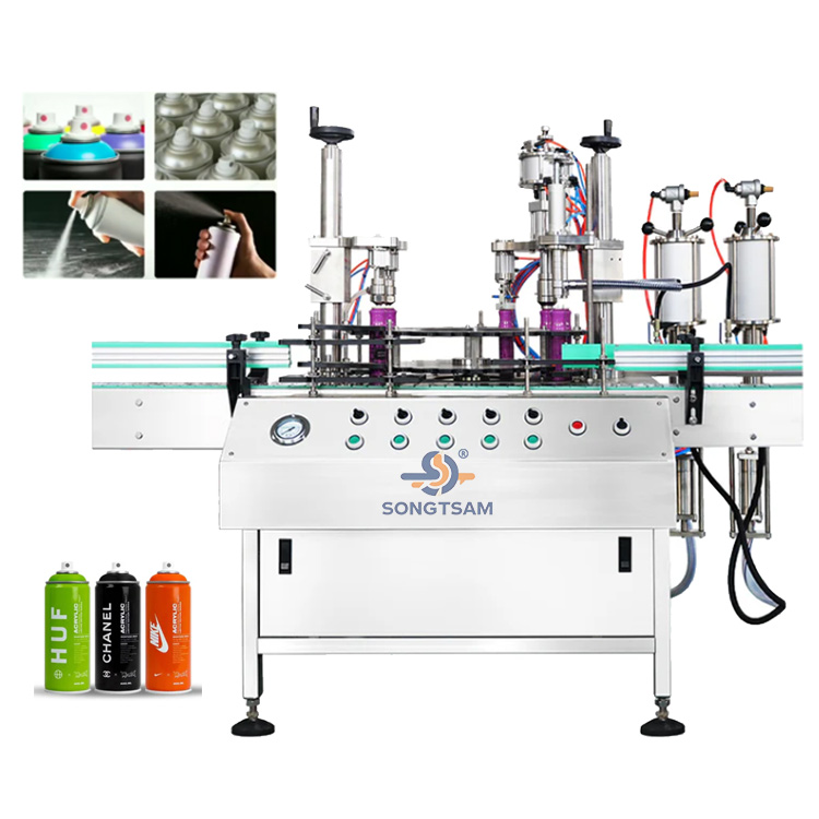 automatic spray filling machine