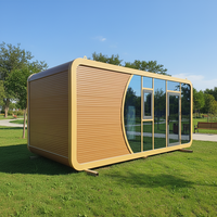 LDYZ Maison conteneur personnalisée de 5,8 mètres, design moderne, certifiée CE, écologique, respirante, avec panneaux sandwich, type Apple Cabin de luxe