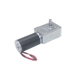 Réducteur de vitesse à vis sans fin pour moteur CC, personnalisable ODM, 0,5 CV, rapport 100:1, couple élevé pour machines industrielles - Product Image 3