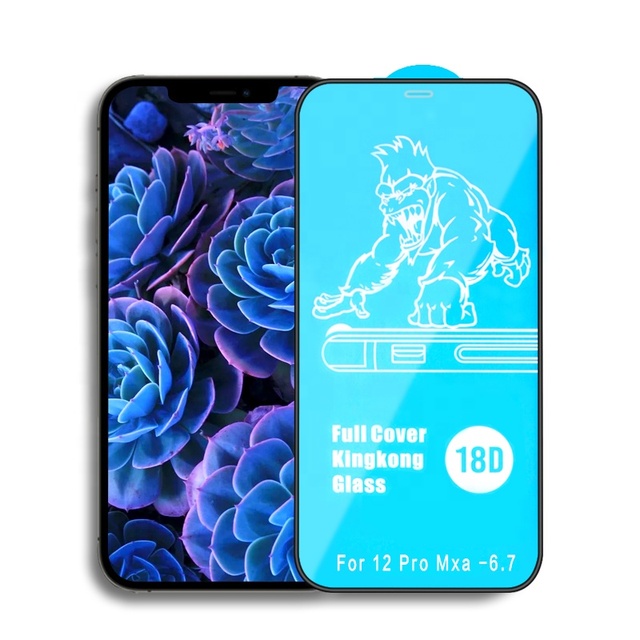 "Matte Tempered Glass Airbag Screen Protector for iPhone 11 with Silicone Edges and 18D Privacy Film"