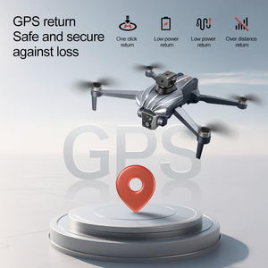 GPS Smart Brushless Motor Drone with 4K <b>Camera</b> 4.5-inch Touch Screen Mini UAV - Product Image 4