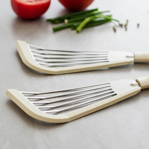 Spatule de cuisson en silicone pour poisson et steak, résistante à la chaleur, antiadhésive, en acier inoxydable, pour ustensiles de cuisine - Product Image 4