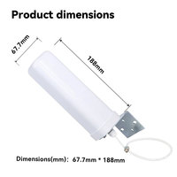 8dbi10 Dbi 12dbi 3G LTE 4G 5G Antenna Mimo Omni External Barrel Antenna Long Range Outdoor Wireless Router Communication Antenna