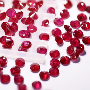 Rubino <span class=keywords><strong>Naturale</strong></span> A-A-A-A, Pietra Sciolta, Rosso Sangue di Piccione, Piccolo e Rotondo, Rosso Intenso, Rosso Rosa, Rubino del Mozambico, Personalizzabile - Product Image 3