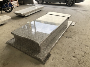 G664 коричневый гранитный надгробный камень коричневый фиолетовый цвет памятники дешевый надгробный камень - Product Image 3