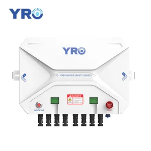 Dispositivo di spegnimento rapido YRSD pannello solare impermeabile vigile del fuoco interruttore di sicurezza 1500VDC 40A IP66 arresto rapido 1-10 stringa