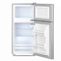 Réfrigérateur à double porte avec congélateur supérieur, économie d'énergie, No Frost, refroidissement rapide et faible niveau sonore pour la maison, le bureau et les dortoirs R.13053
