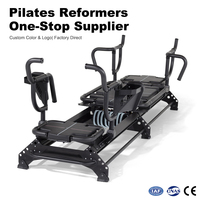 Reformer de Pilates professionnel Master M3K+ en aluminium pour un entraînement complet du corps et une stabilité accrue du tronc