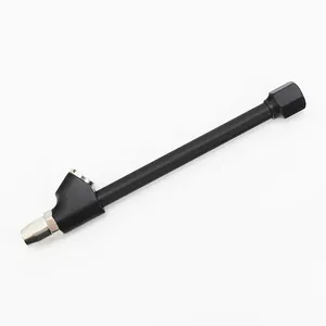 170mm Air Chuck Black Coated Lock-On Air Chuck Straight Angle Dual Foot 16mm Hexagonal End Tire Inflation Tool Accessories