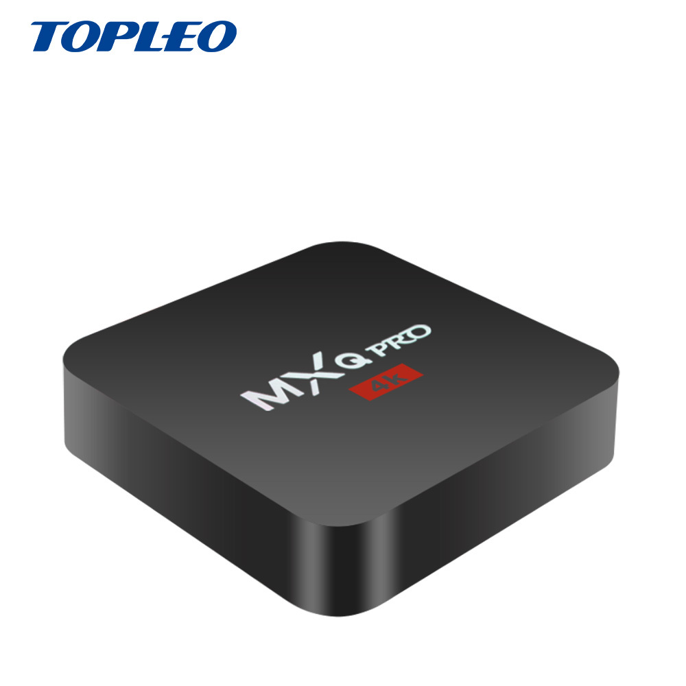 Prix bas bonne performance MXQ PRO 2G RAM 16G ROM android 7.1 ott tv box firmware 4 k upscaling tv décodeur