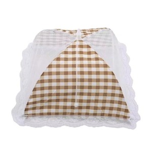 Couverture alimentaire en maille pliée pour cuisine BBQ pique-nique ustensiles de cuisine Style parapluie maille Polyester Anti mouche moustique couvercle de plat alimentaire - Product Image 4