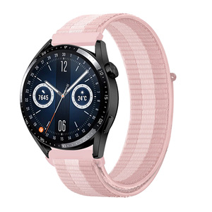 Bracelet <span class=keywords><strong>de</strong></span> montre en nylon élastique bicolore réglable <span class=keywords><strong>de</strong></span> 20 mm et 22 mm pour montres classiques Huawei et Samsung – Vente en gros - Product Image 4
