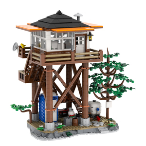 MOC4184 City Series DIY Forest Watchtower <strong>Model</strong> 1199Pcs Assemble Plastic Building Blocks <strong>Architecture</strong> Christmas Gifts Kids Toys - Product Image 3