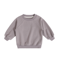 Sweat-shirt personnalisé pour garçons, broderie sur mesure, vêtements pour enfants en coton d'automne, manches longues, col rond, vêtements pour enfants