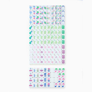 Free Design Custom Layered Green American <strong>Majong</strong> Travel Game <strong>Set</strong> Melamine Acrlyic Mahjong <strong>Set</strong> - Product Image 4