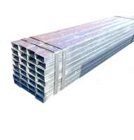 Tube rectangulaire galvanisé à chaud Q235B pour la construction de bâtiments avicoles en Éthiopie