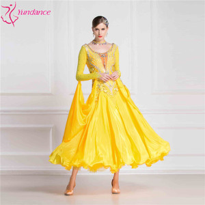 B-18416 באיכות גבוהה צהוב סלוניים שמלות מבוגרים מפני תחרות - Product Image 3