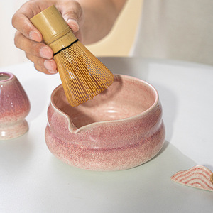 OEM Logo 8Pcs Purple Color Premium Cute Design Complete Full Matcha Preparation <strong>Kit</strong> - Product Image 3