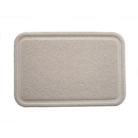Tapis de toilette moderne en PVC personnalisé, écologique, luxueux, doux, antidérapant, pour attraper la litière des chats, style été/hiver, imperméable