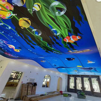 Cubierta de Tela para Techo de Piscina, Diseño de Cielo Falso, Accesorios para Piscina, Marca LeArt Project Construction